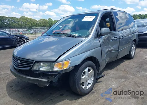 2000 Honda Odyssey Ex z USA, uszkodzony, nr VIN 2HKRL1872YH600328
